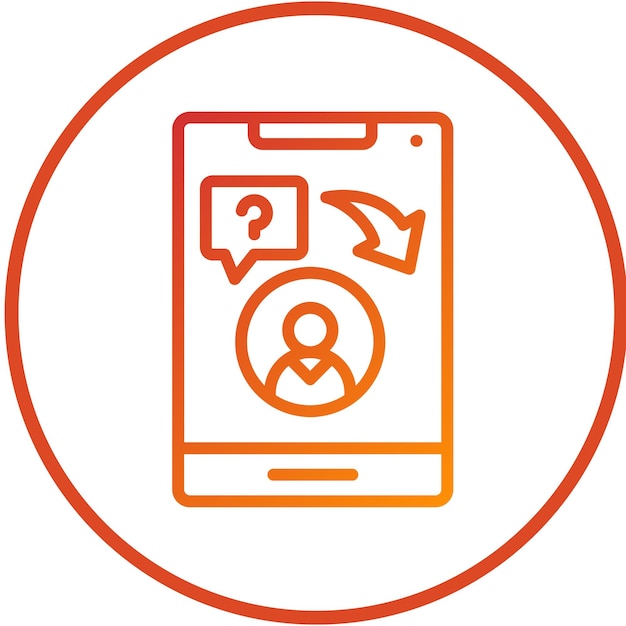 vector design return requests icon style