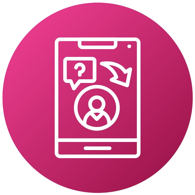 vector design return requests icon style