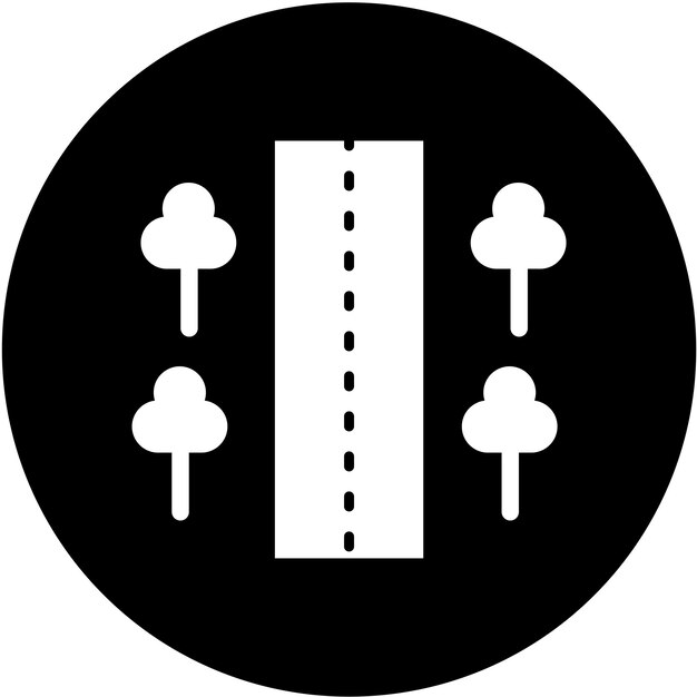 Vector Design Roadside Icon Style