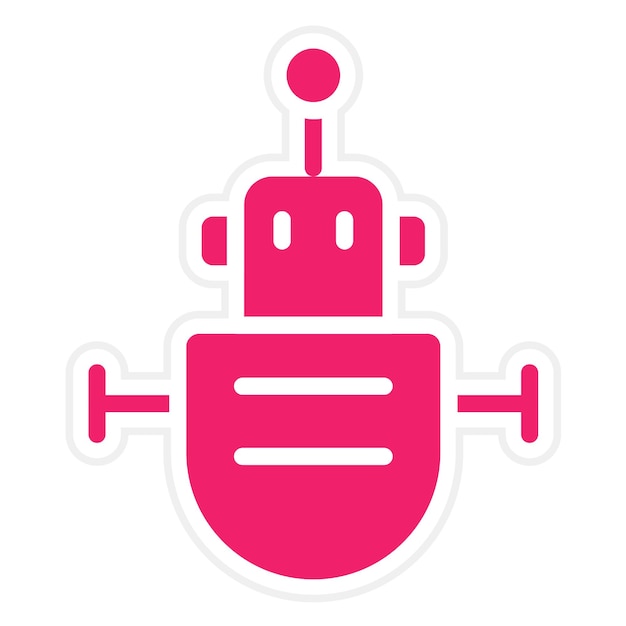 Vector Design Robot Design Icon Style
