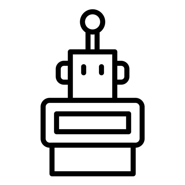 Vector Design Robotics Icon Style