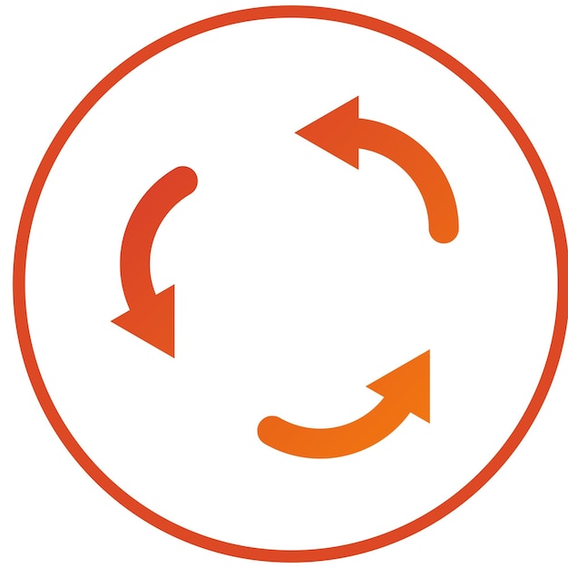 Vector Design Roundabout Icon Style