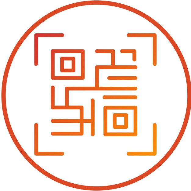 Vector Design scan Icon Style