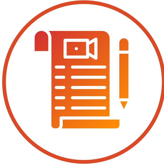 vector design script icon style