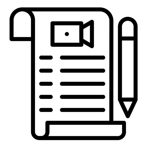 Vector Design Script Icon Style