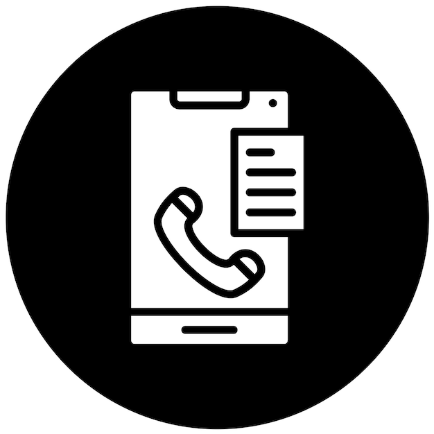 vector design scripted calls icon style
