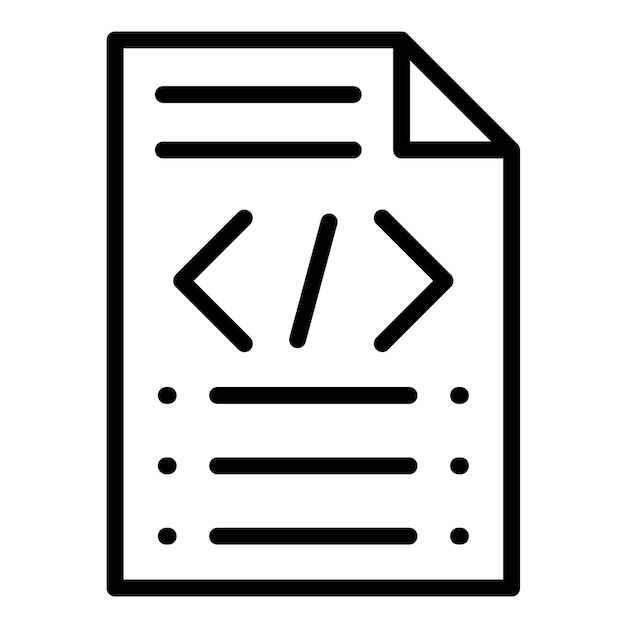 vector design scripting icon style