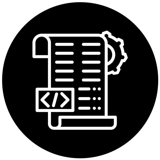 vector design scripting tool icon style