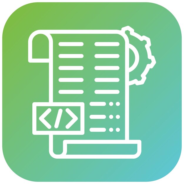 vector design scripting tool icon style
