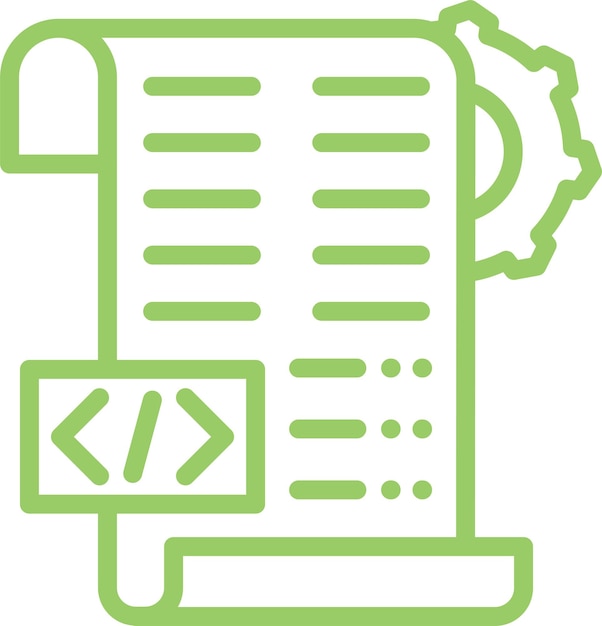 vector design scripting tool icon style