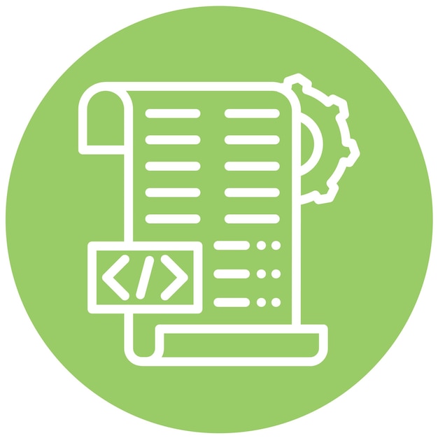 vector design scripting tool icon style