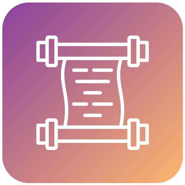 Vector Design Scroll Icon Style