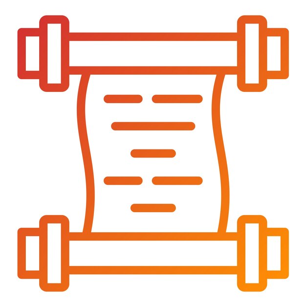 Vector Design Scroll Icon Style