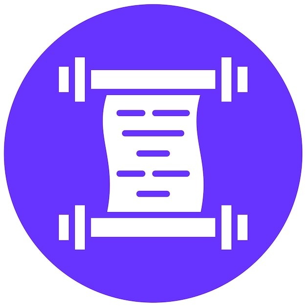Vector Design Scroll Icon Style