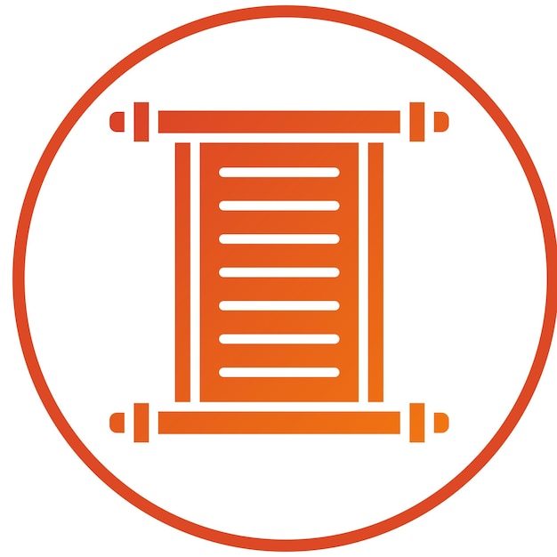 Vector Design Scroll Icon Style