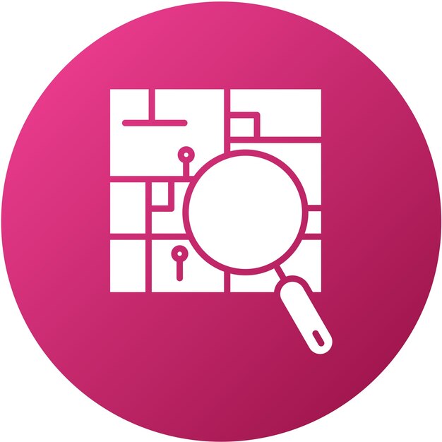 vector design search map icon style