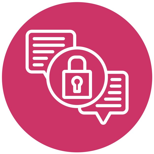 Vector Design Secure Encryption Icon Style