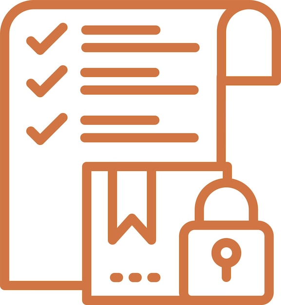 Vector Design Secure Orders Icon Style
