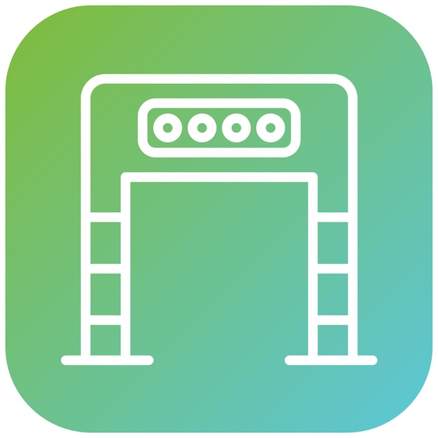 vector design security controls icon style