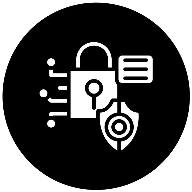 vector design security framework icon style