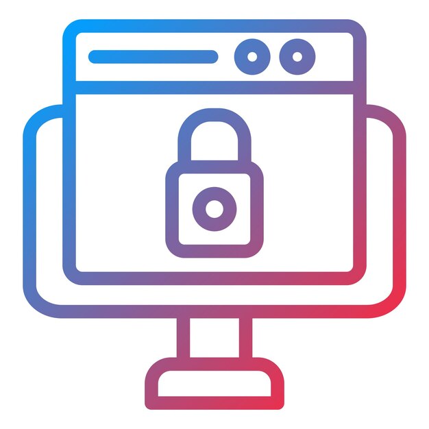 Vector Design Security System Icon Style