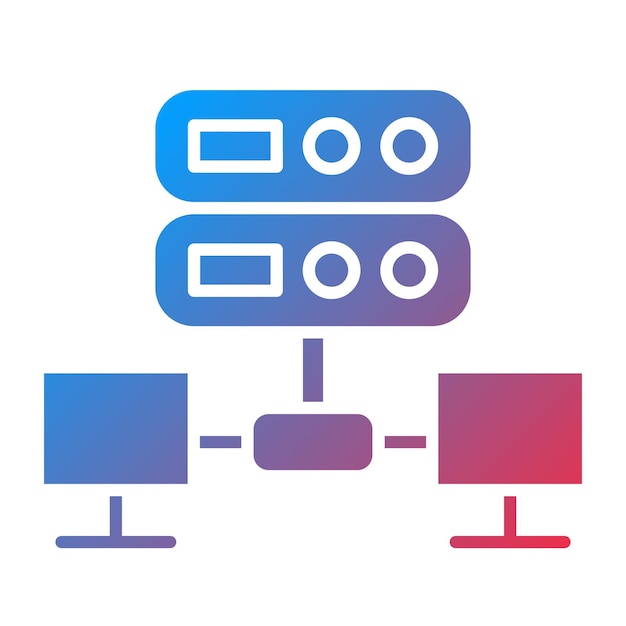 Vector Design Server Icon Style