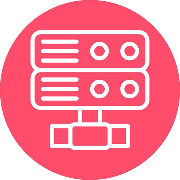 Vector Design Server Icon Style