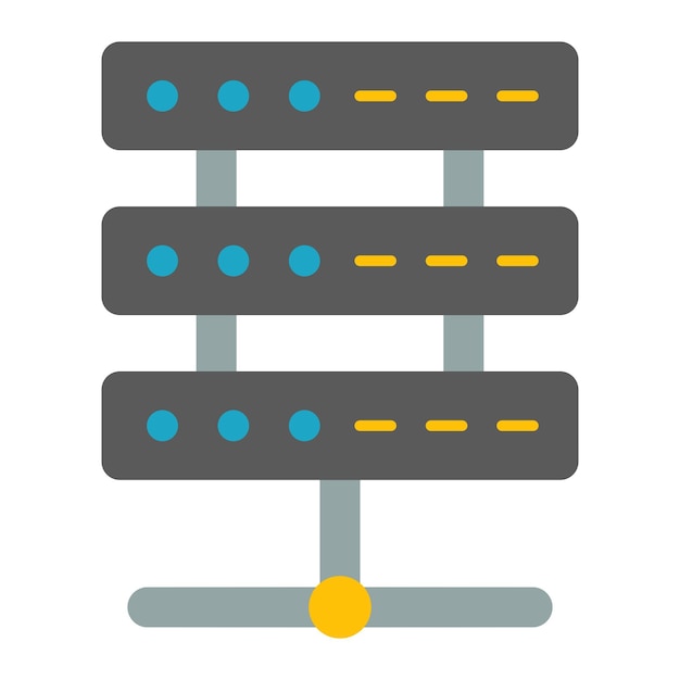 Vector Design Server Icon Style