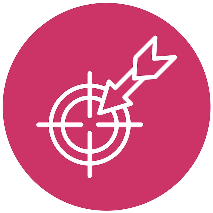 Vektor vector design set goals icon style