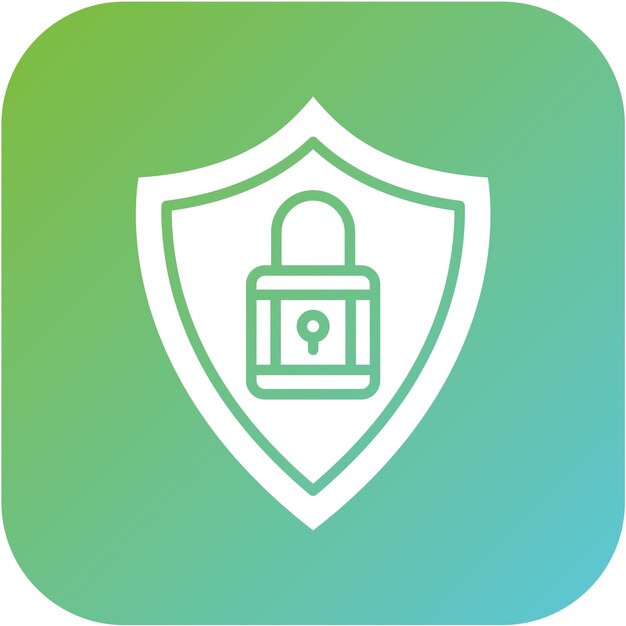 Vector Design Shield Icon Style