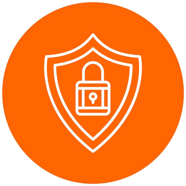 vector design shield icon style