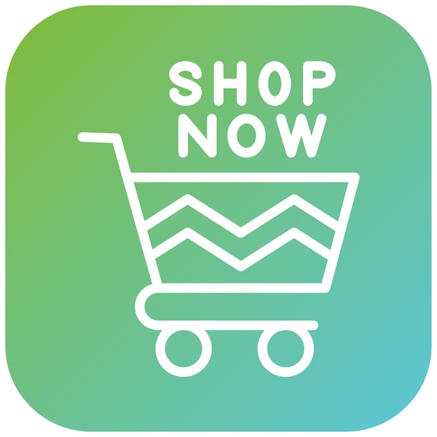 vector design shopnow icon style
