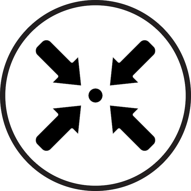 Vector Design Shrink Icon Style