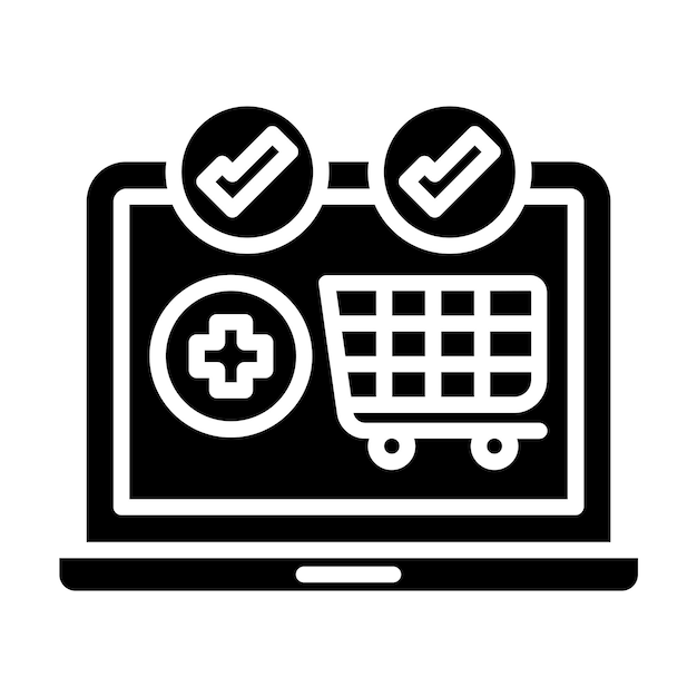 Vector Design Simple Ordering Icon Style