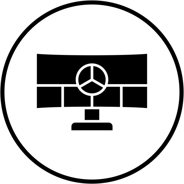 vector design simulation icon style