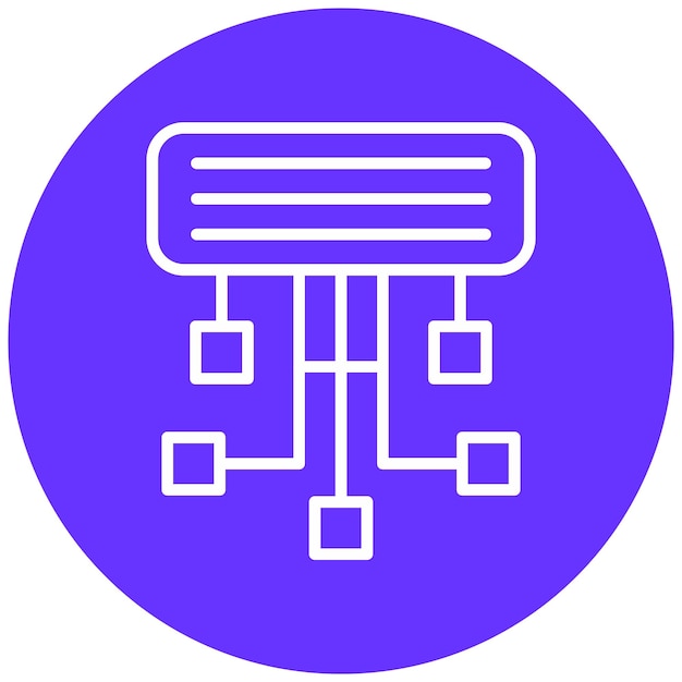 Vector Design Sitemap Icon Style