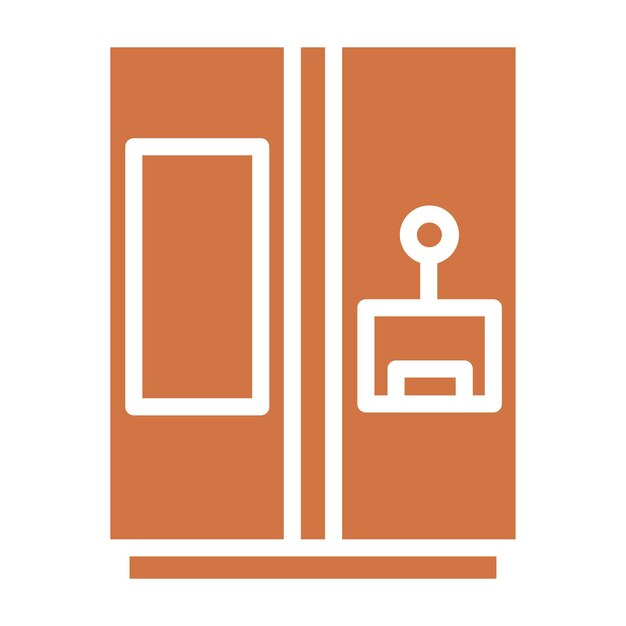 Vector Design Smart Fridge Icon Style