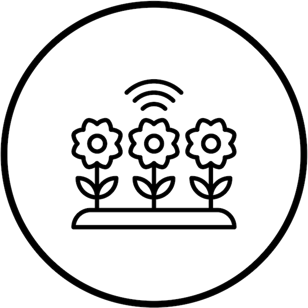 Vector Design Smart Garden Icon Style