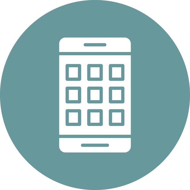 Vector Design Smart Phone Icon Style