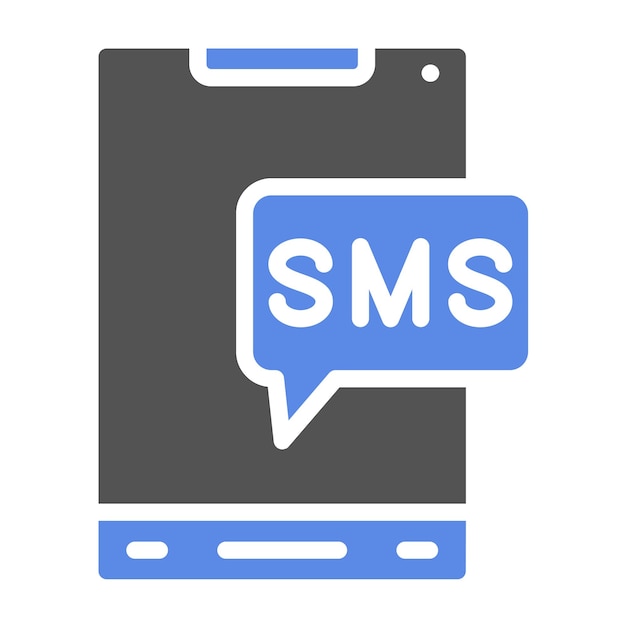 Vector Design SMS Icon Style