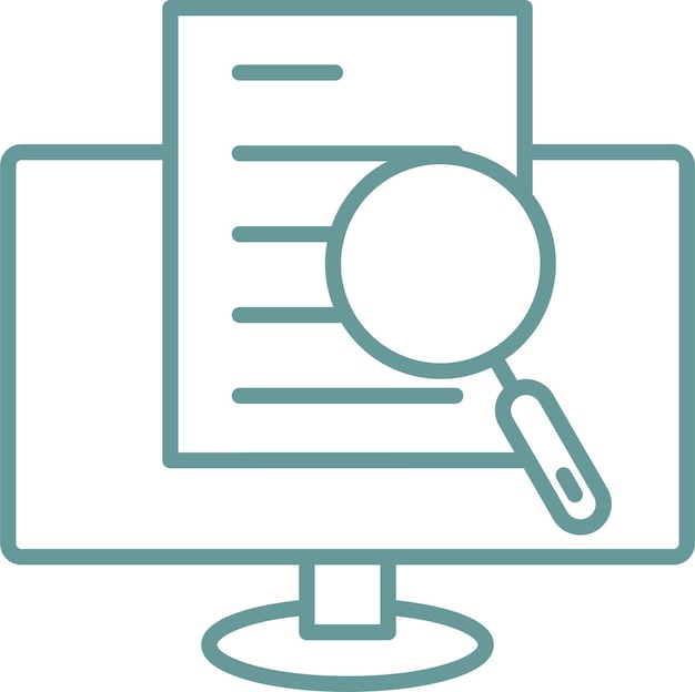 Vector Design Social Media Audit Icon Style