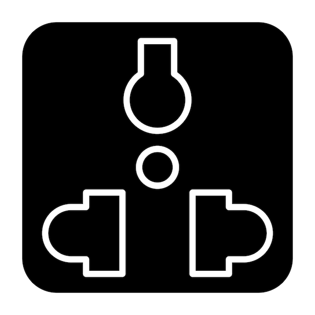 Vector Design Socket Icon Style