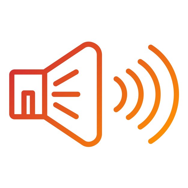 Vector Design Sound Icon Style