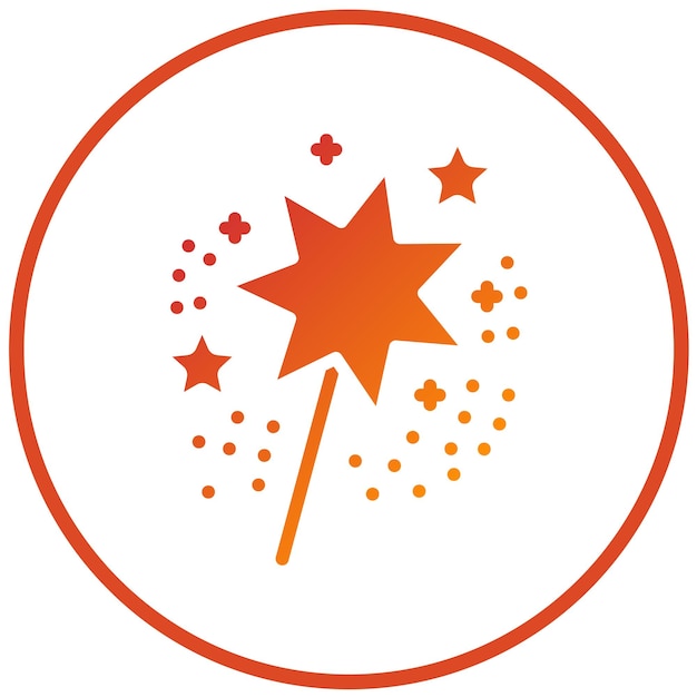 Vector Design Sparklers Icon Style