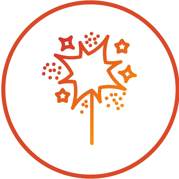 Vector Design Sparkling Icon Style