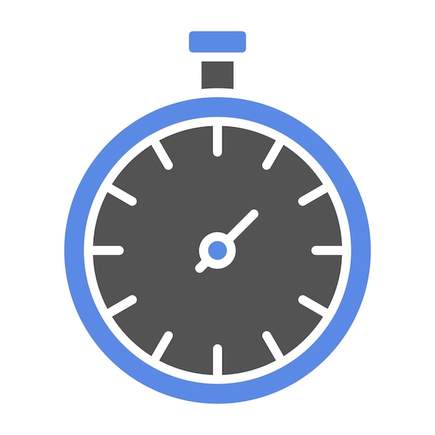 Vector Design Stopwatch Icon Style