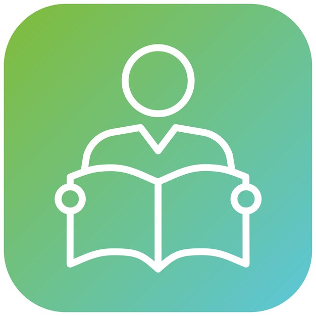 Vector Design Student Study Icon Style