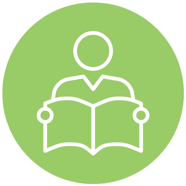 Vector Design Student Study Icon Style