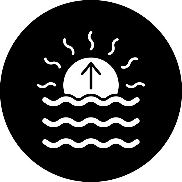 Vector Design Sunrise Icon Style