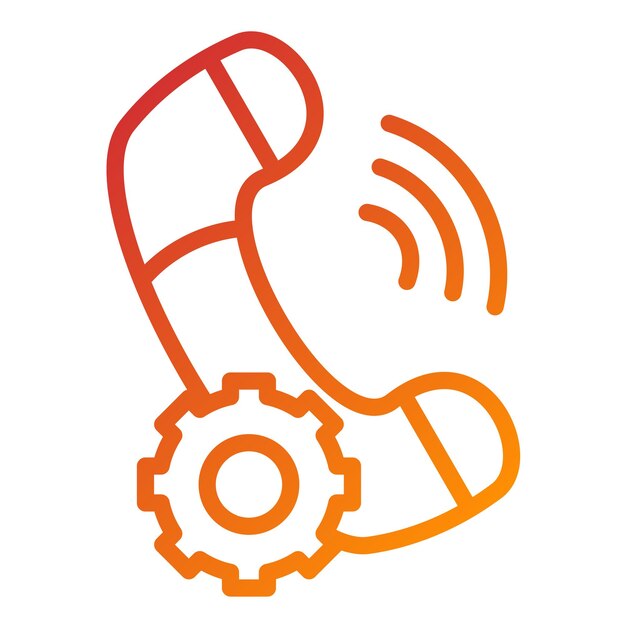 Vector Design Support Icon Style